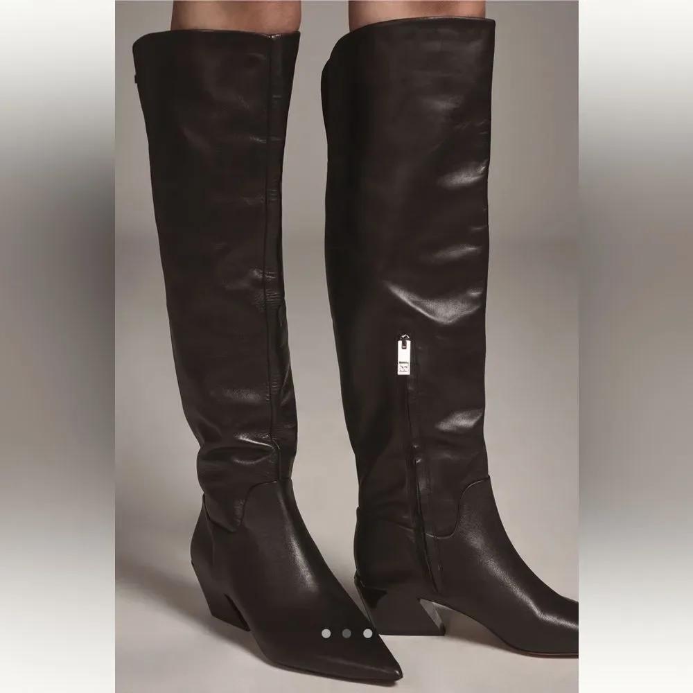 Anthropology Sarto Gwyn Knee-High Leather Boots